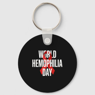Llavero Día mundial de la hemofilia 2025 en abril viste de