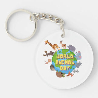 Llavero Día Mundial de los Animales