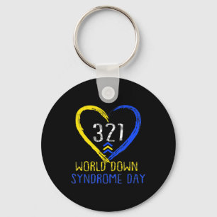 Llavero Día Mundial del Síndrome de Down Amor 