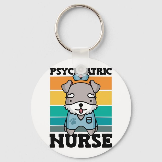 Llavero Día Nacional de Enfermeras Psiquiátricas (Anverso)