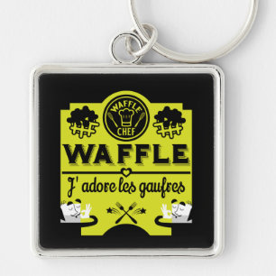 Llavero Día Nacional de Waffle