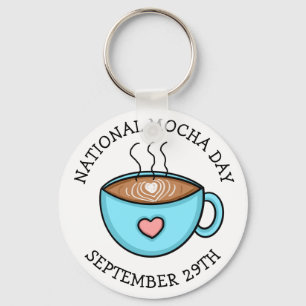 Llavero Día Nacional del Mocha 29 de septiembre Vacacion