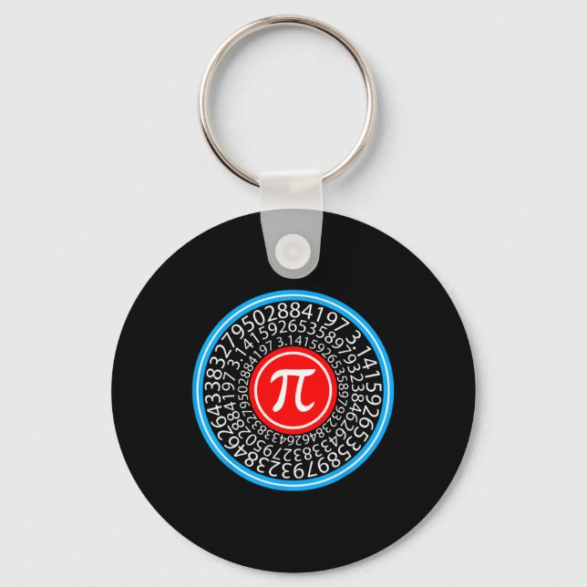 Llavero Día Pi - Diez Gracioso De Pi Para Math Geek (Anverso)