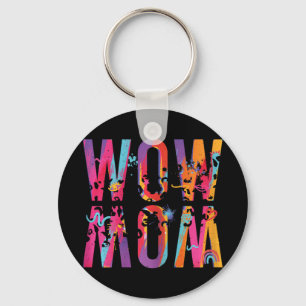 Llavero Día Que Mamá Es Guau Al Revés Del Arte Mamá