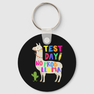 Llavero Día Sin Prob Llama Divertida Prueba de Maestros 1