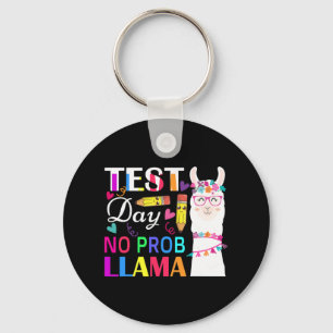 Llavero Día Sin Prob Llama Divertida Prueba de Maestros 2