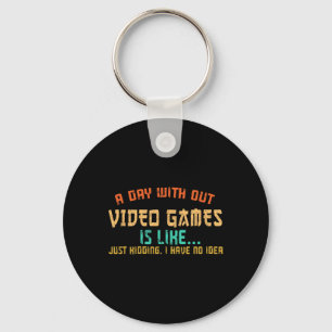 Llavero Día Sin Videojuegos Gamer Divertido Chicos Jugando