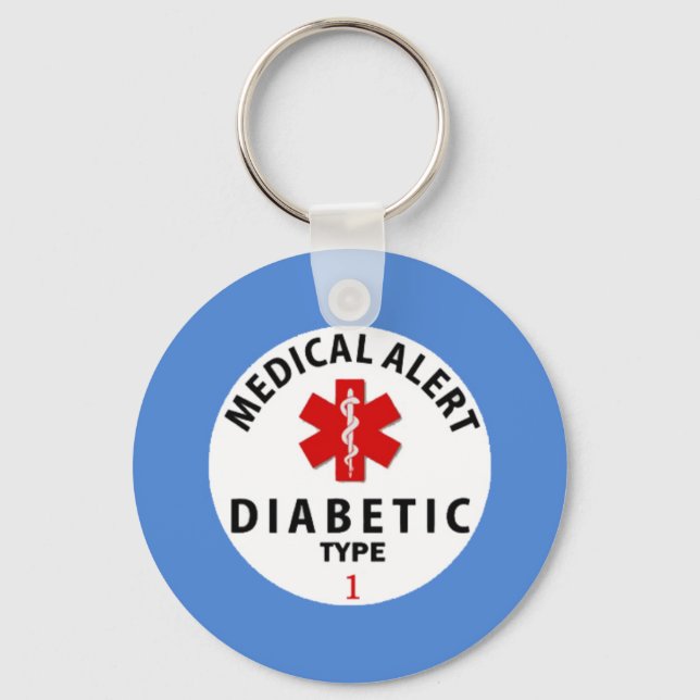 LLAVERO DIABETES TIPO 1 (Anverso)