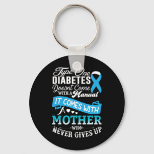 Llavero Diabetes Tipo Uno Para La Diabética De La Cinta Az