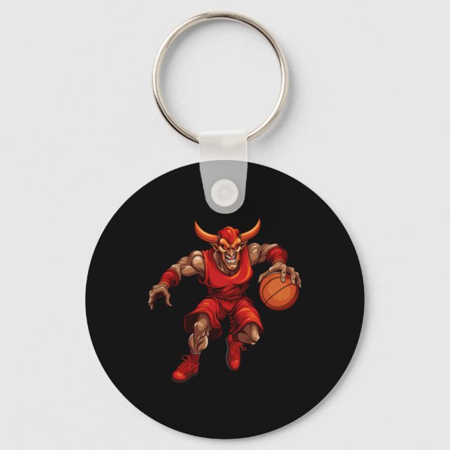 Llavero Diablo de baloncesto (Anverso)