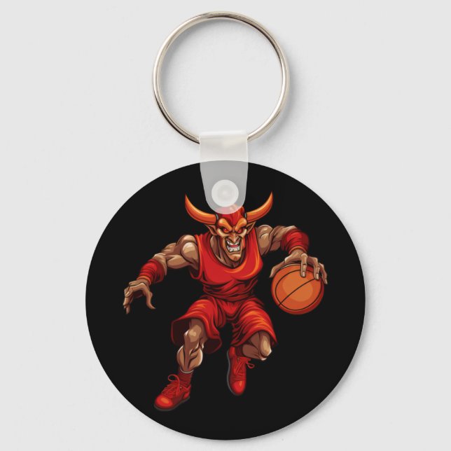 Llavero Diablo de baloncesto (Anverso)
