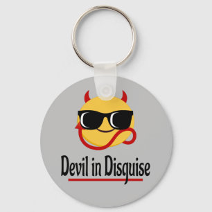 Llavero diablo disfrazado Emoji Hot Trendy Funny