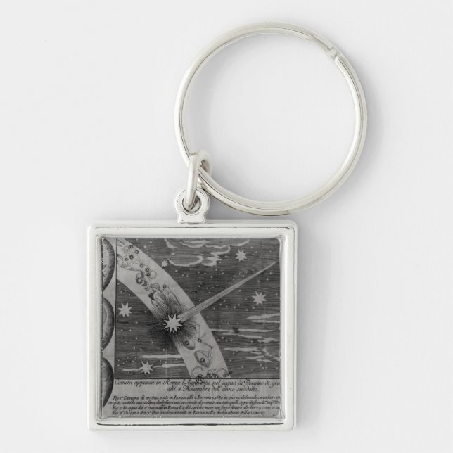 Llavero Diagrama astrológico del cometa (Frente)