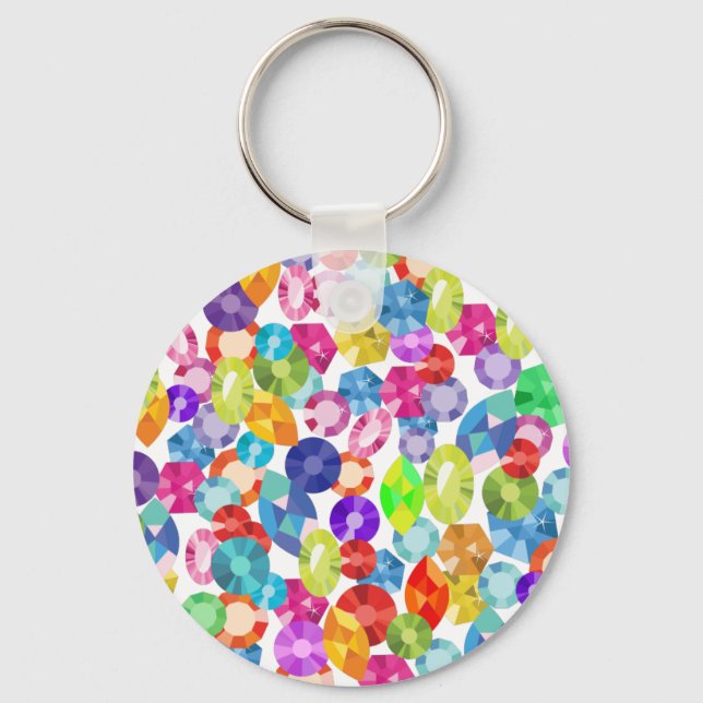 Llavero diamantes de imitación del arco iris (Anverso)