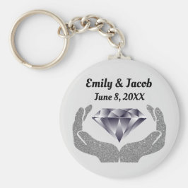 Llavero Diamond Hands Boda
