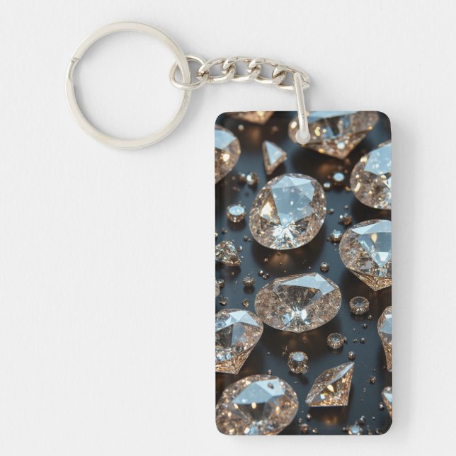 Llavero Diamond Keychain parece un verdadero lujo de diama (Frente)