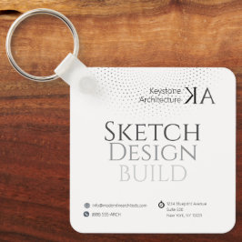 Llavero Diario de arquitectura minimalista con calendario 