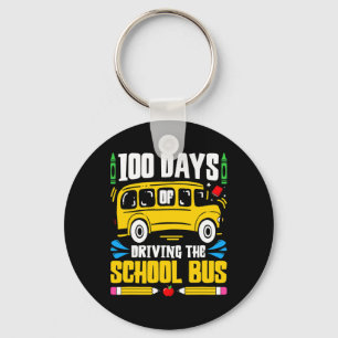 Llavero Días De Conducción En Autobús Escolar