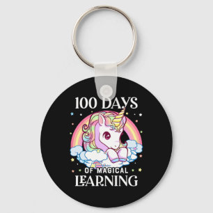 Llavero Días De Escuela Chicas De Unicornio Profesores 100