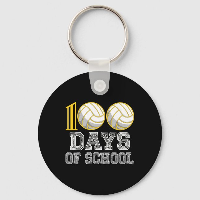 Llavero Días De Voleibol Escolar 100° Día De Amor Escolar (Anverso)