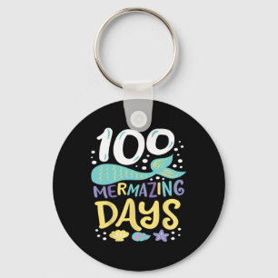 Llavero Días Escolares 100 Días Mermazantes De La Escuela