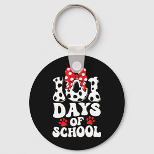 Llavero Días Escolares De Perro Dalmatiano 100 Días Niños 