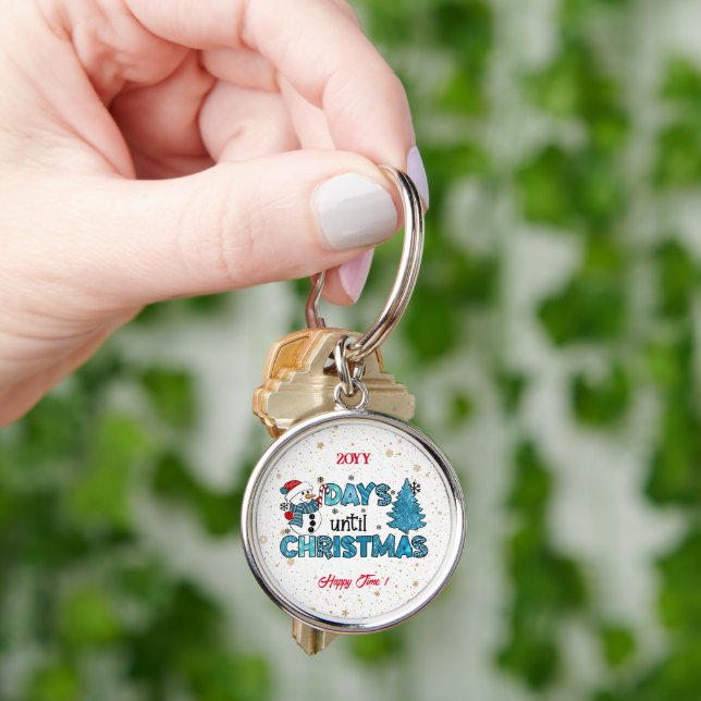 Llavero Días hasta el Personalizar de Navidades (Mano)