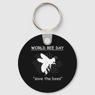 Llavero Días Mundiales de Abejas - Salven Las Abejas - Med