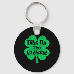 Llavero Dibs en la pelirroja divertido día de San Patricio