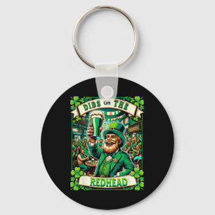 Llavero Dibs En La Pelirroja Divertido Día De San Patricio