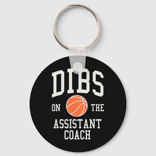 Llavero Dibs on the Assistant Coach Basketball Wife Girlfr (Anverso)