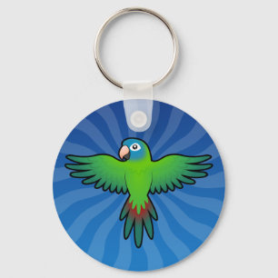Llavero Dibujo animado Conure/Lorikeet/loro