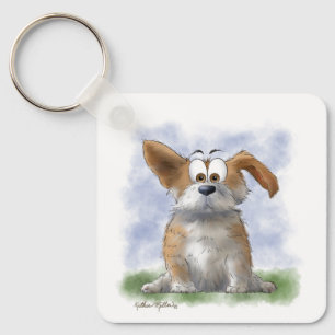 Llavero Dibujo animado de Corgi lindo