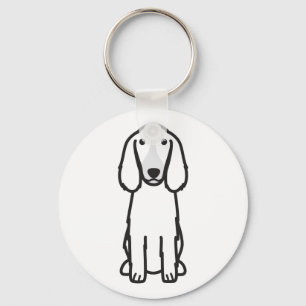 Llavero Dibujo animado del perro del perro de aguas de