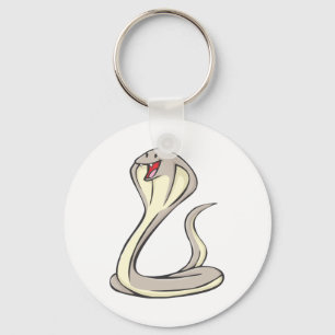 Llavero Dibujo animado feliz de la cobra real