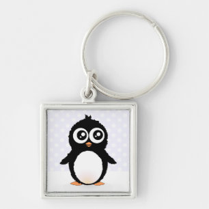 Llavero Dibujo animado lindo del pingüino