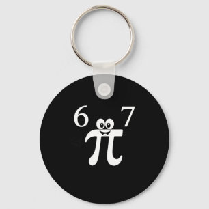 Llavero Dibujo Animado Lindo Pi Chiste Matemático - Períod