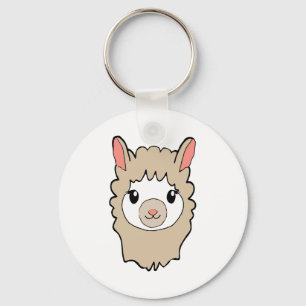 Llavero Dibujo de cara de llamada cuta