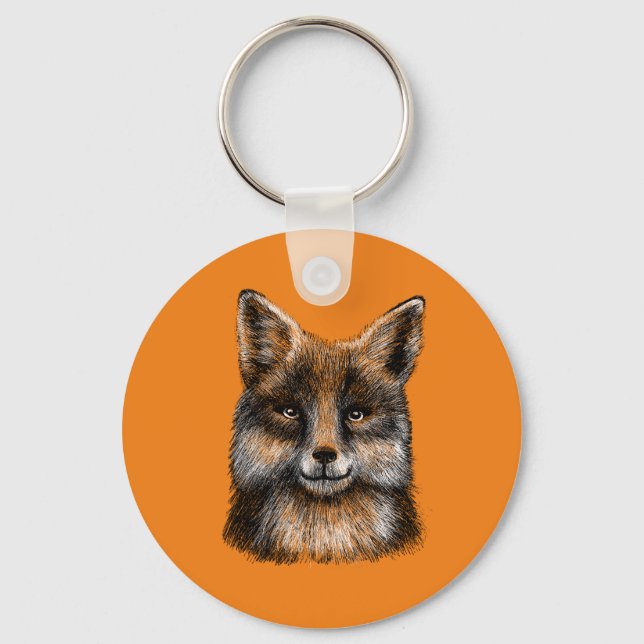 Llavero Dibujo de Fox (Anverso)