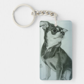 Llavero Dibujo de Guay Chihuahua Keychain de Carol Zeock