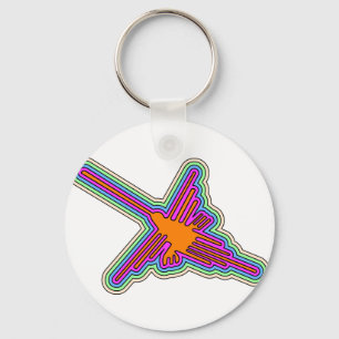Llavero Dibujo de Nazca Hummingbird Perú