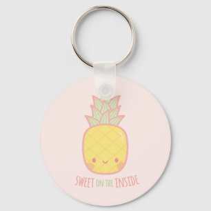 Llavero Dibujo de Piña Dulce por Dentro Adorable