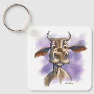 Llavero Dibujo de vaca Brahman