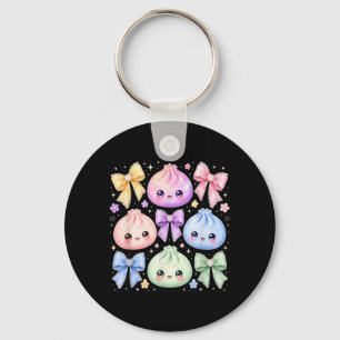 Llavero Dibujo Kawaii De Bollo Lindo Amantes De Bollos Niñ