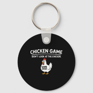 Llavero Dibujos De Pollo Divertido No Mires Al Pollo Diver