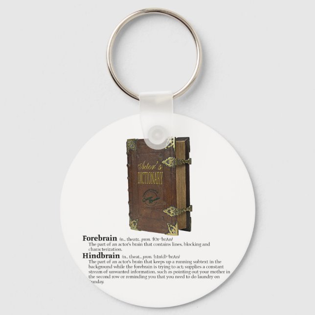 Llavero Diccionario de actores - Cerebros (Anverso)