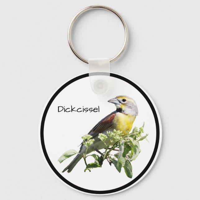Llavero Dickcissel Bird (Anverso)