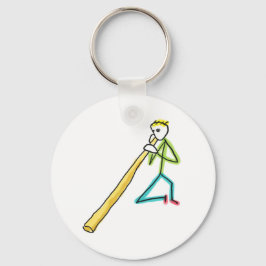 Llavero Didgeridoo Stickman