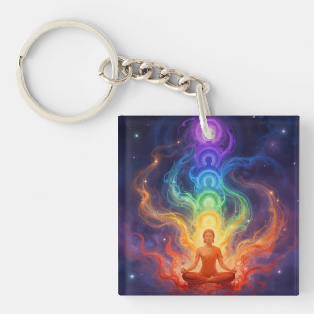 Llavero Die 7 Chakren (Frente)