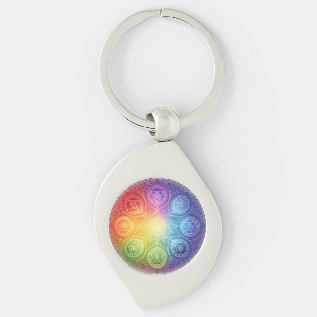 Llavero Die 7 Chakren´9 (Anverso)